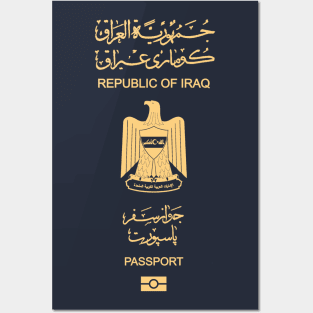 Iraq passport Posters and Art